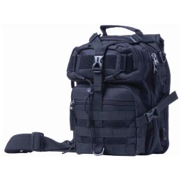 Extreme Pak 11" Black Polyester Sling Backpack